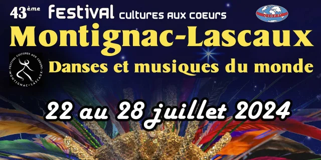 Festival Cultures Aux Coeurs Montignac 2024 Visuel