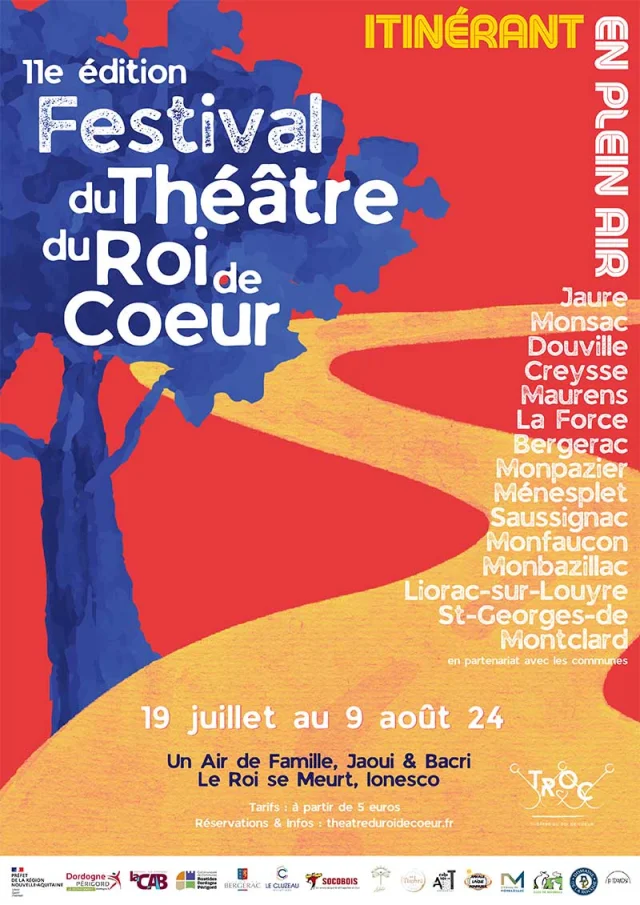 Festival Theatre Roi Coeur 2024 Affiche