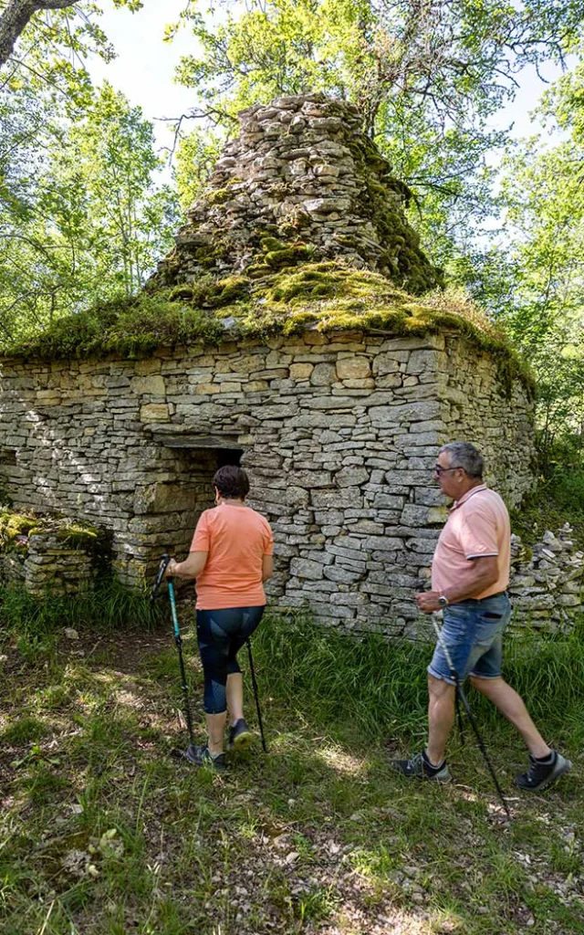 Cabanes en pierres sèches à Daglan - Vallée du Céou