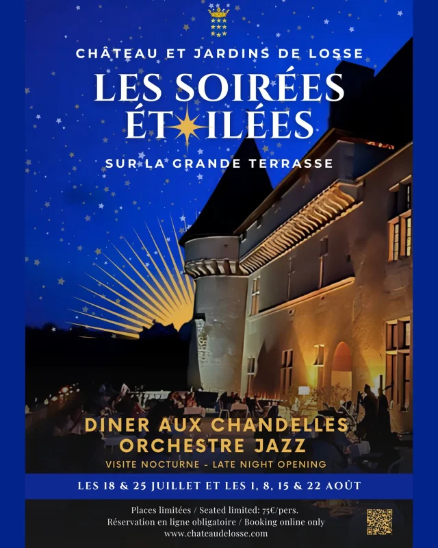 Soirees Etoilees Chateau Losse Thonac 2024 Affiche