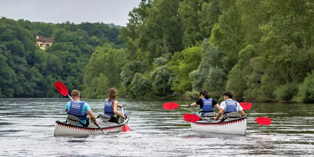 Canoë sur la Dordogne