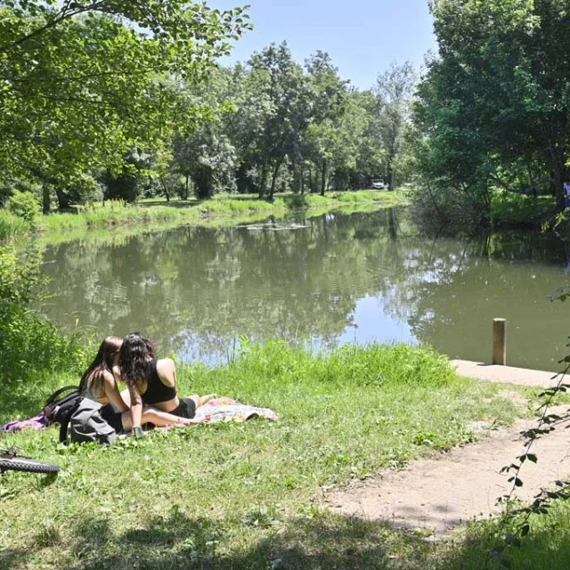 Randonnée sur les bords de l'Isle à Montpon