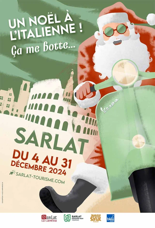 Affiche Noël Sarlat 2024