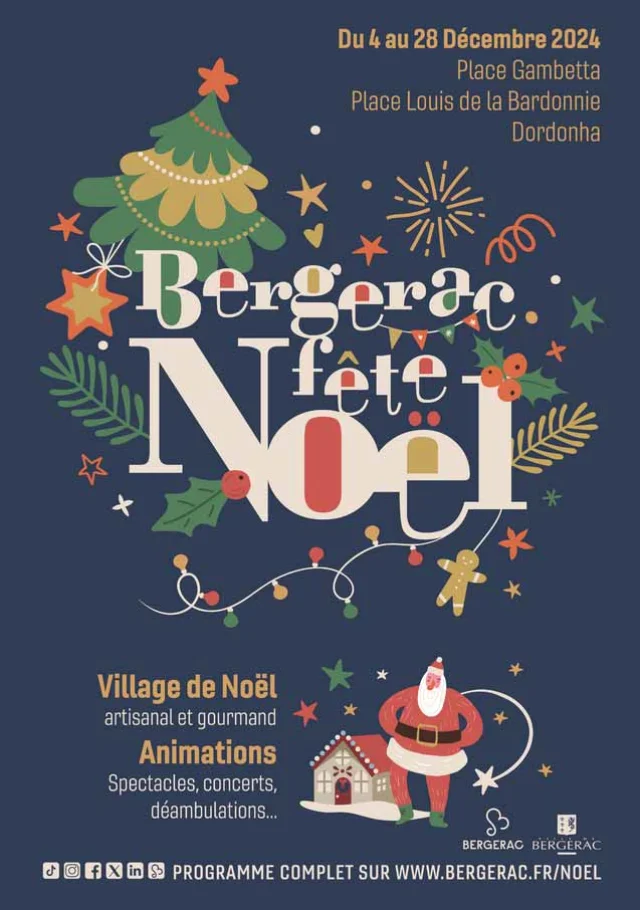 Visuel Noel Bergerac 2024