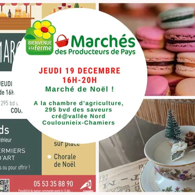 Marché de Noël Bienvenue à la Ferme Dordogne