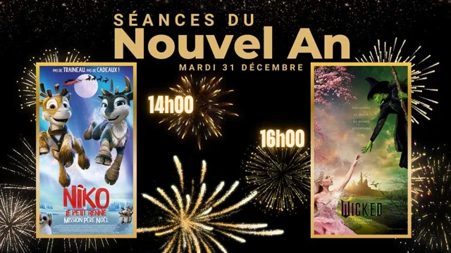 Journée cinéma le 31 décembre 2024au Studio 53 à Boulazac