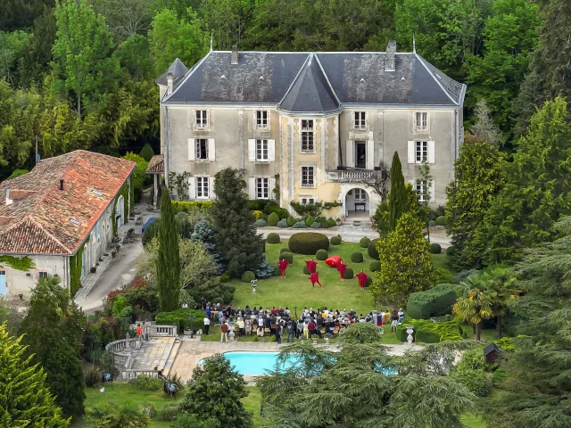 Dji 0120 Chateau De Lasteyrie Chateaux En Fete Dordogne 2022@declicdecolle