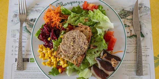 Les Jardins de Marqueyssac - Salade Périgourdine