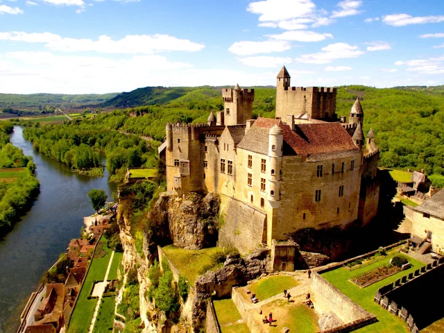 Beynac Vue Aerienne