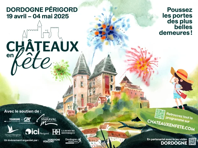 Chateaux En Fete Affiche Paysage